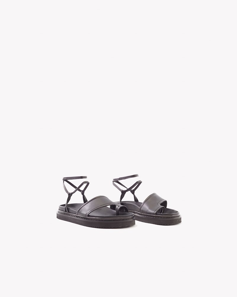 ankle wrap platform sandals