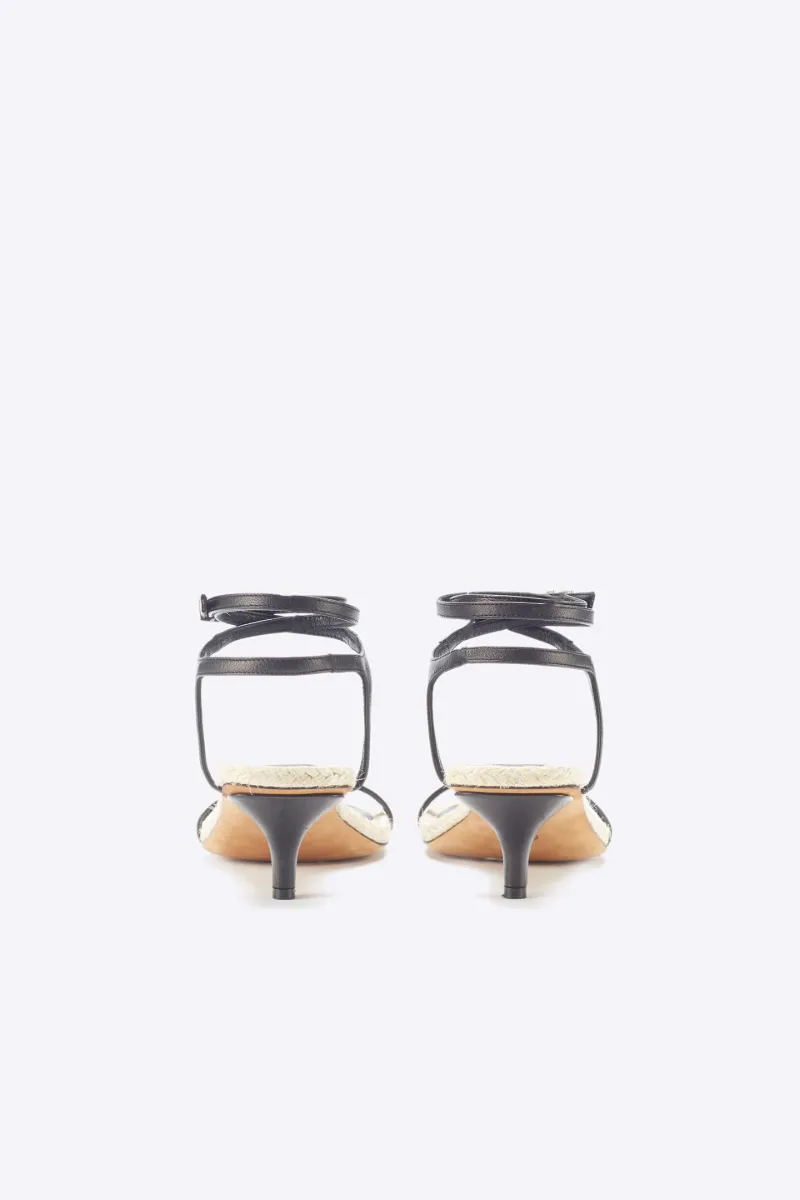 low heel espadrille sandals