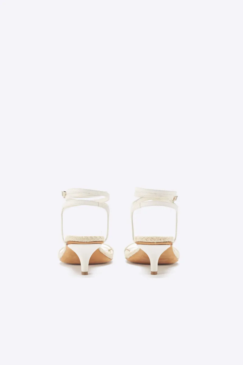 white heeled espadrilles