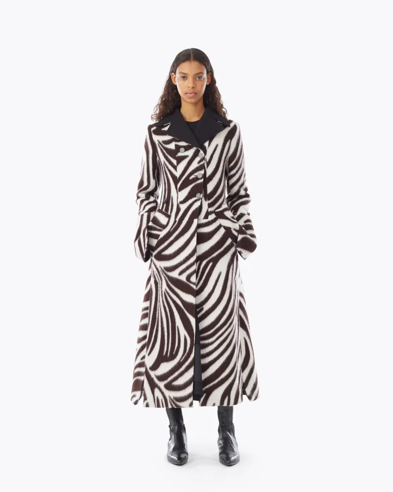 zebra coat