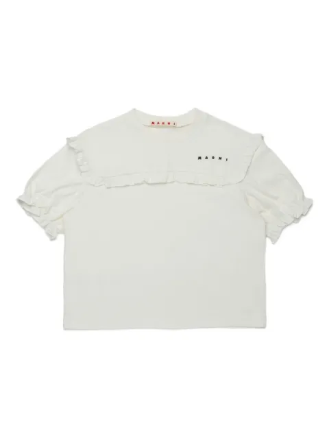 Marni Kids playera con logo bordado