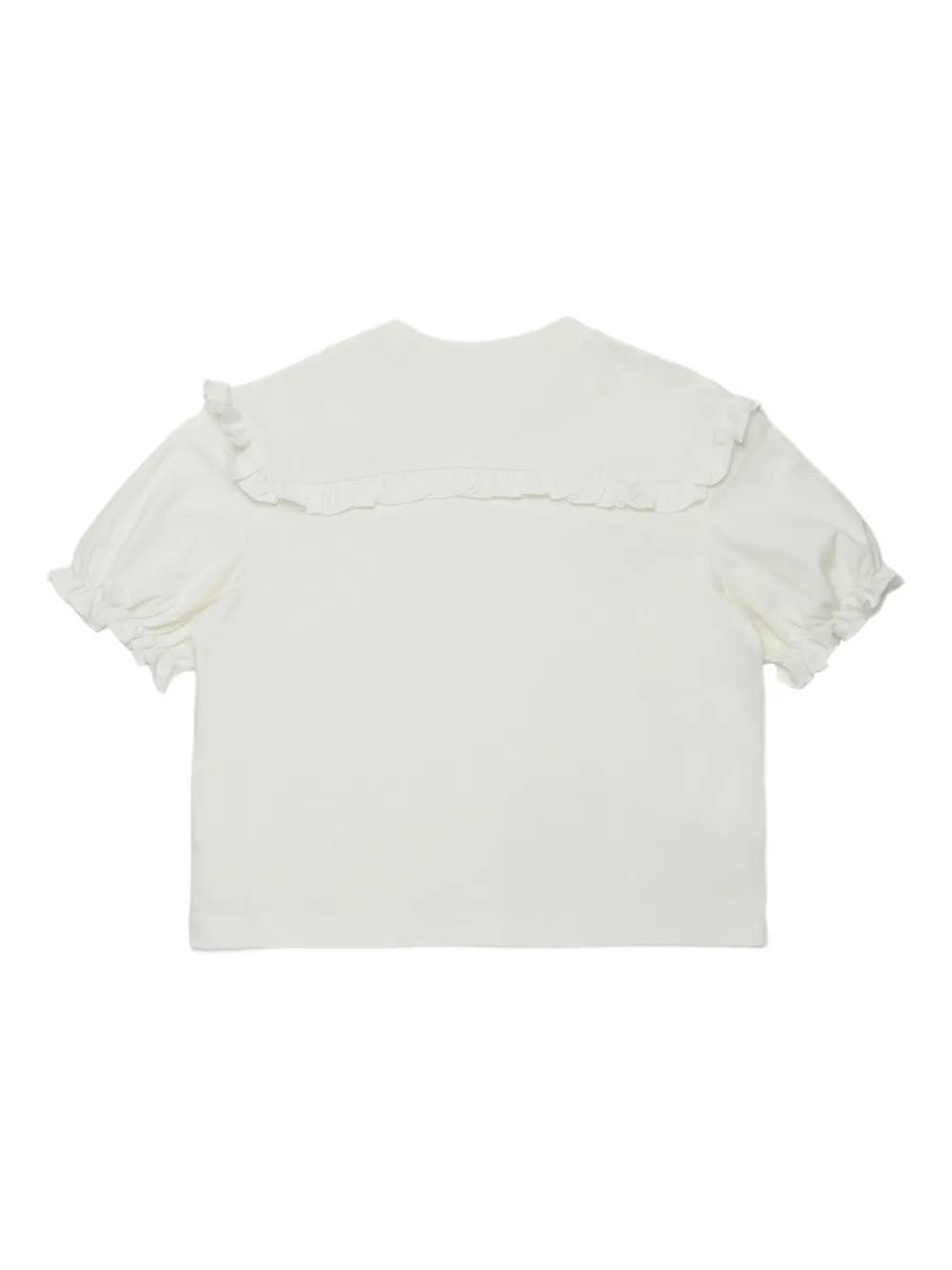 Marni Kids T-shirt met geborduurd logo Wit
