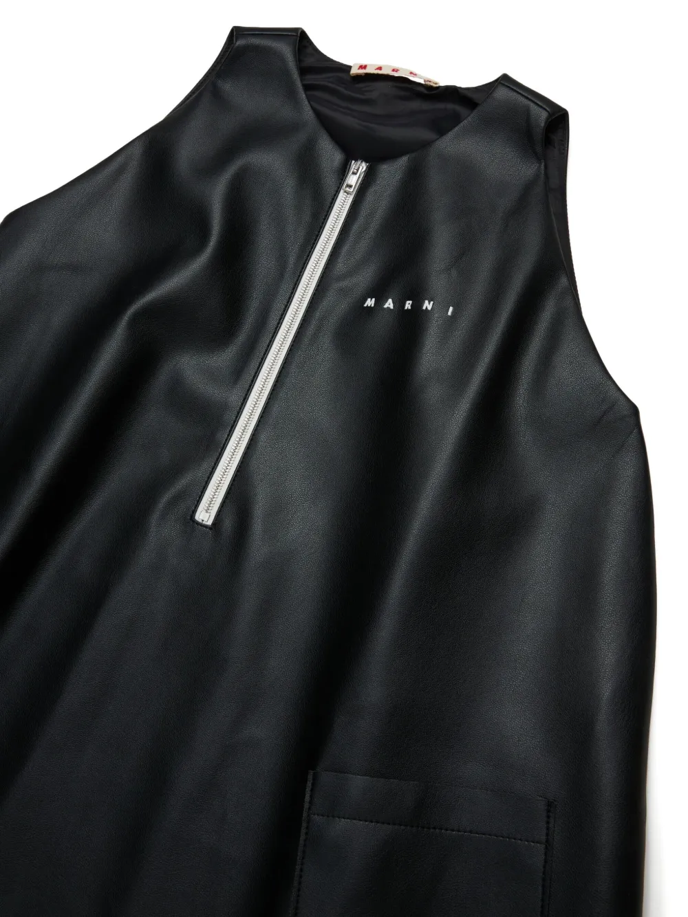 Marni Kids Jurk met geborduurd logo Zwart
