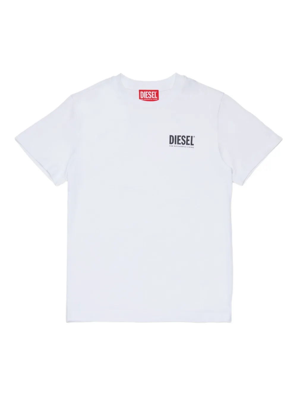 Diesel Kids コットン Tシャツ - ホワイト Diesel Kids コットン Tシャツ - ホワイト