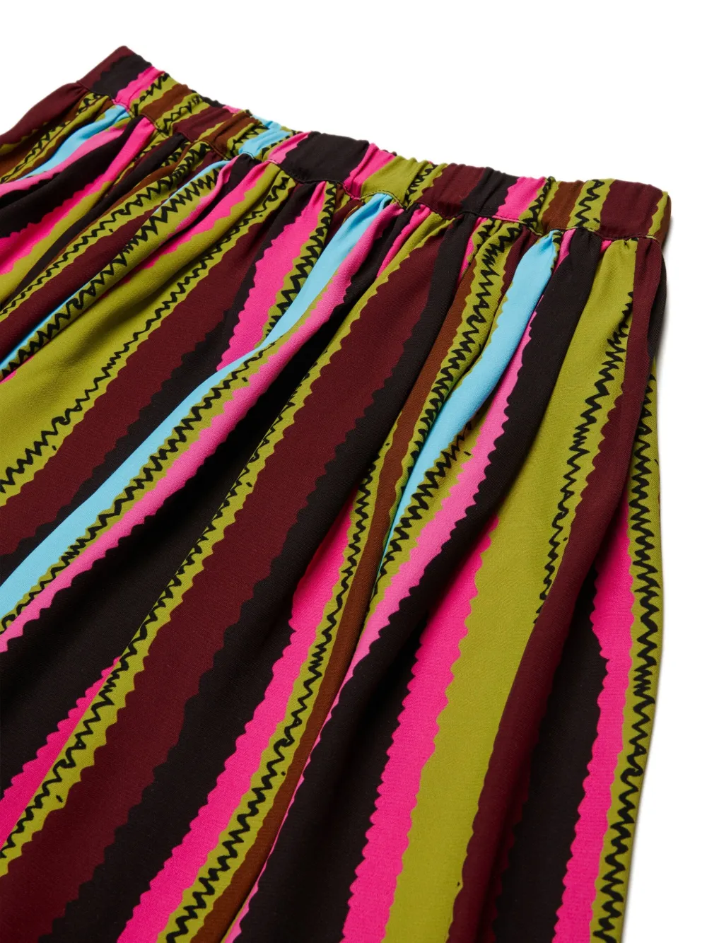 Marni Kids Gestreepte rok Groen