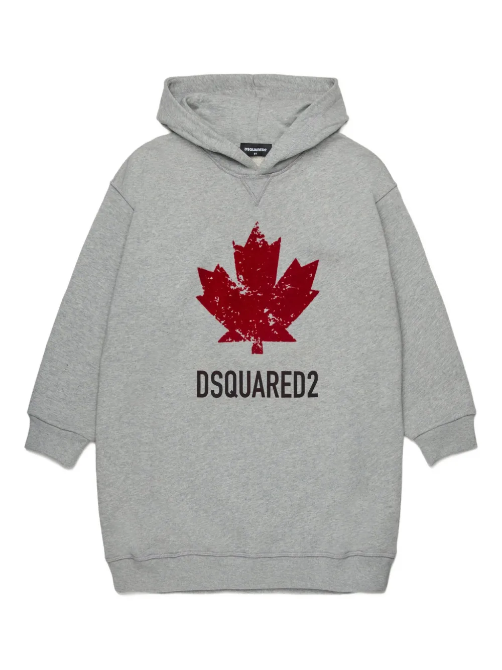 DSQUARED2 KIDS Jurk met capuchon Grijs