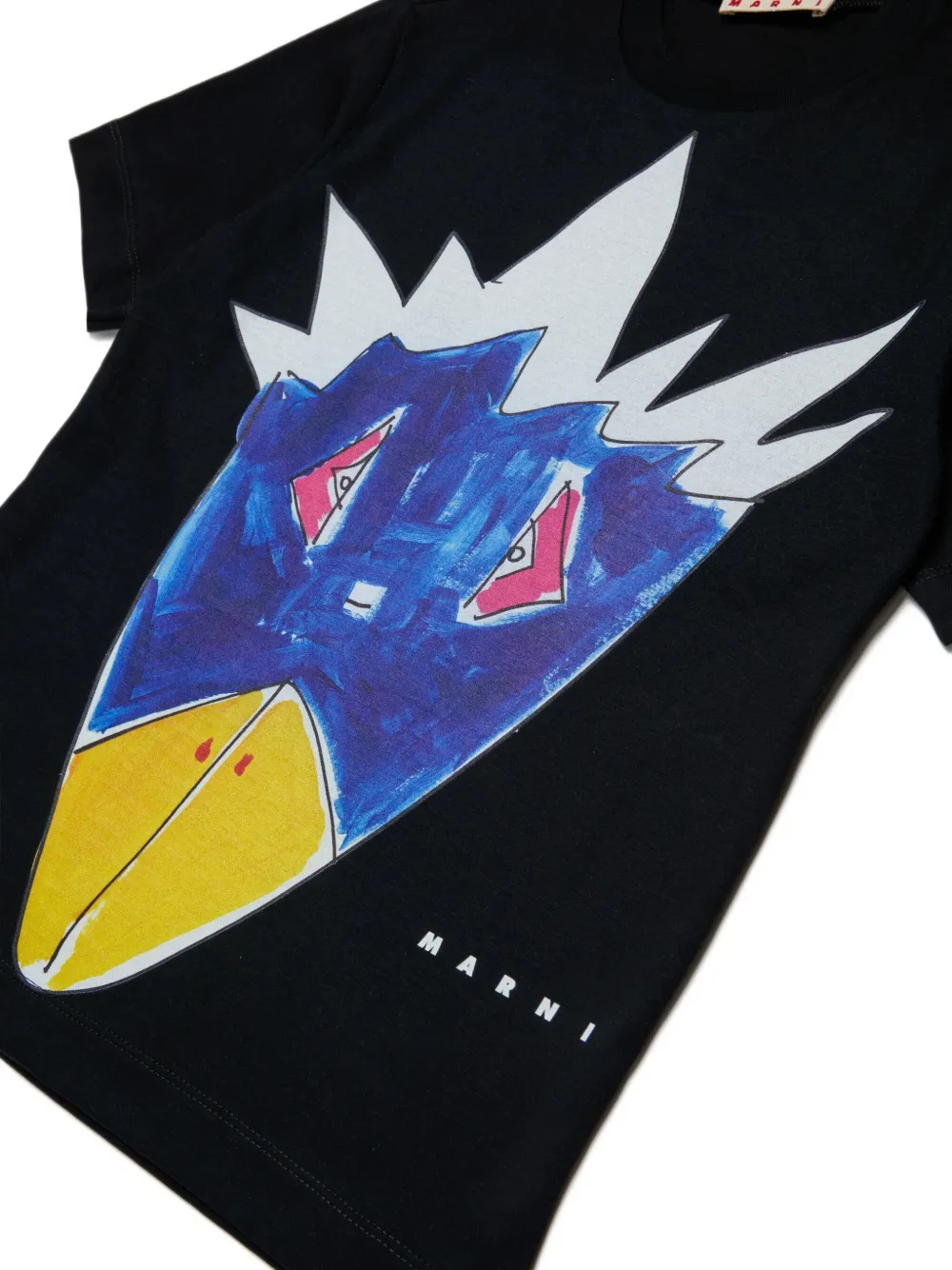 Marni Kids Katoenen T-shirt Zwart