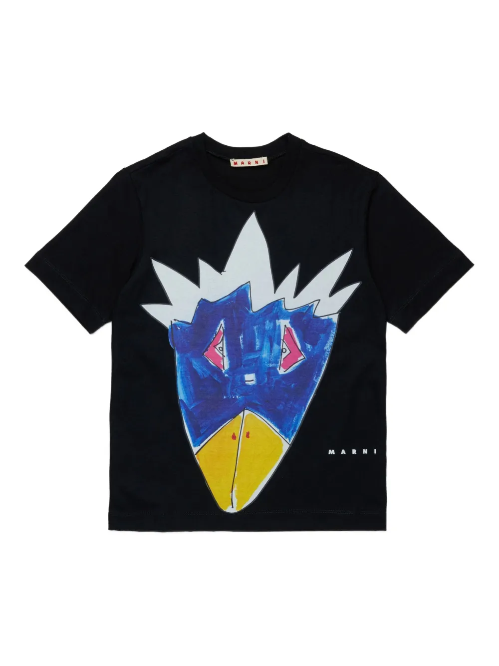 Marni Kids Katoenen T-shirt Zwart