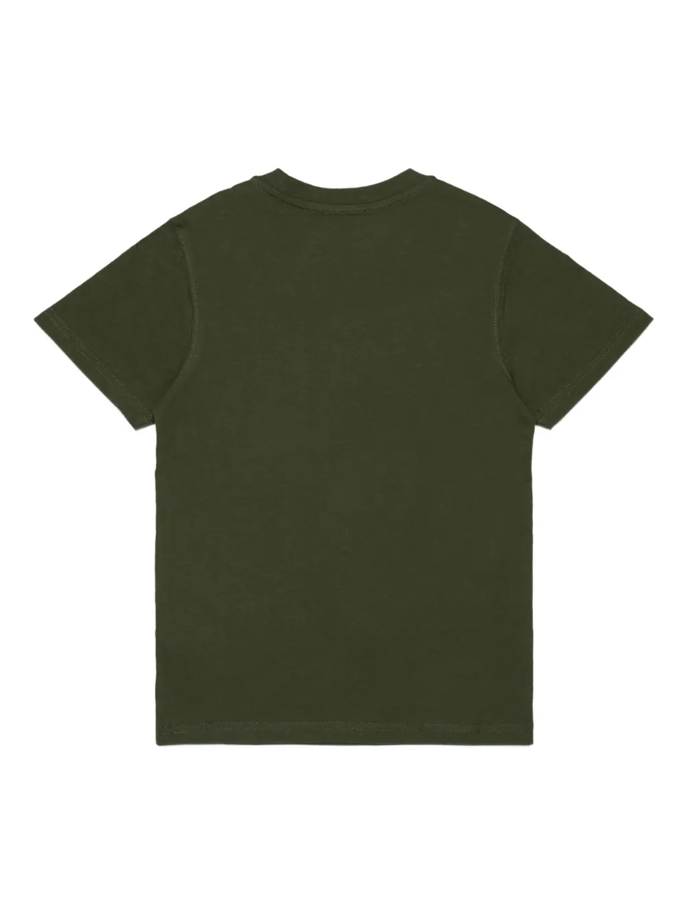 Diesel Kids Txdiego logo-patch T-shirt Groen