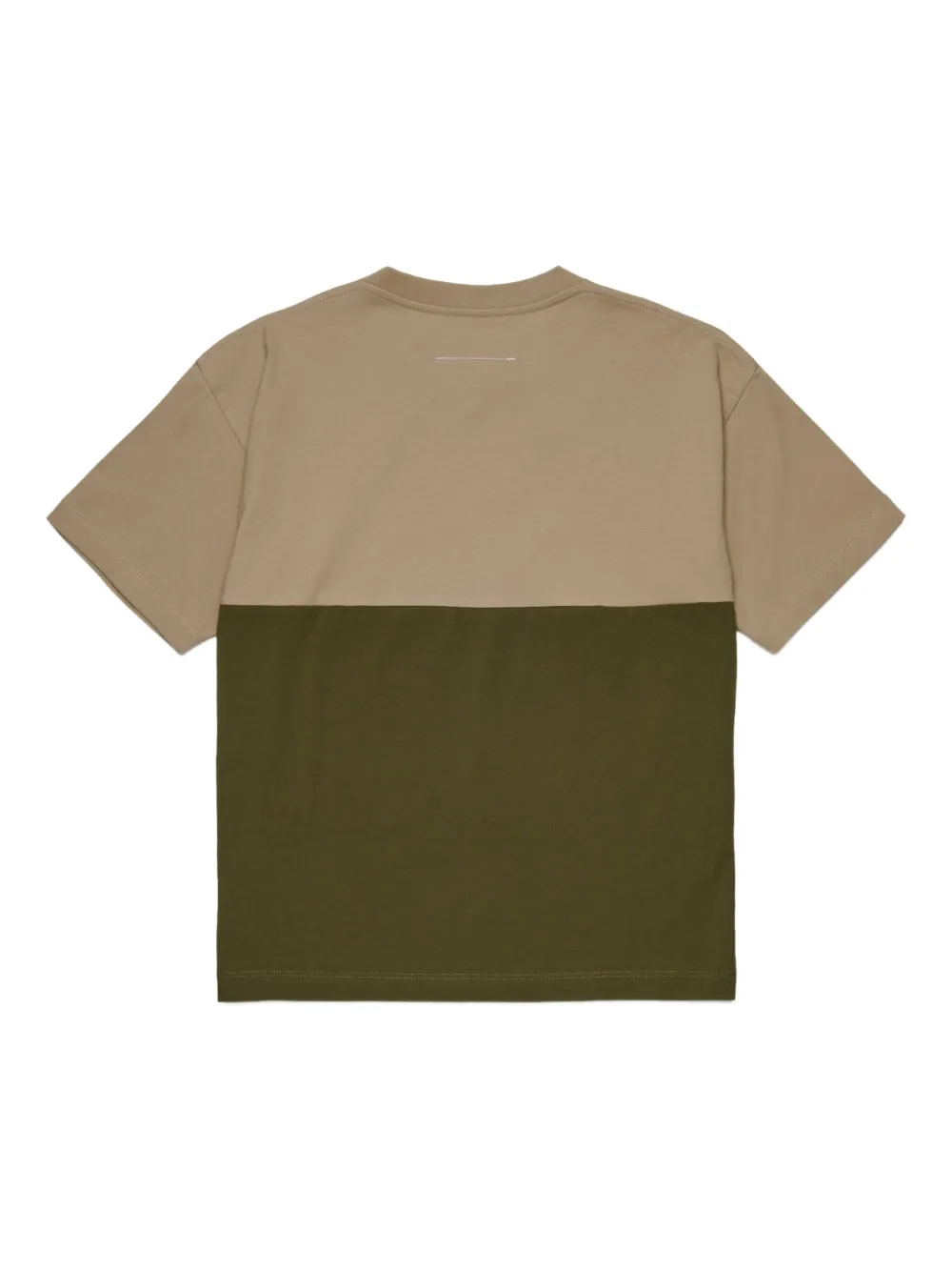 MM6 Maison Margiela Kids T-shirt met logoprint Beige