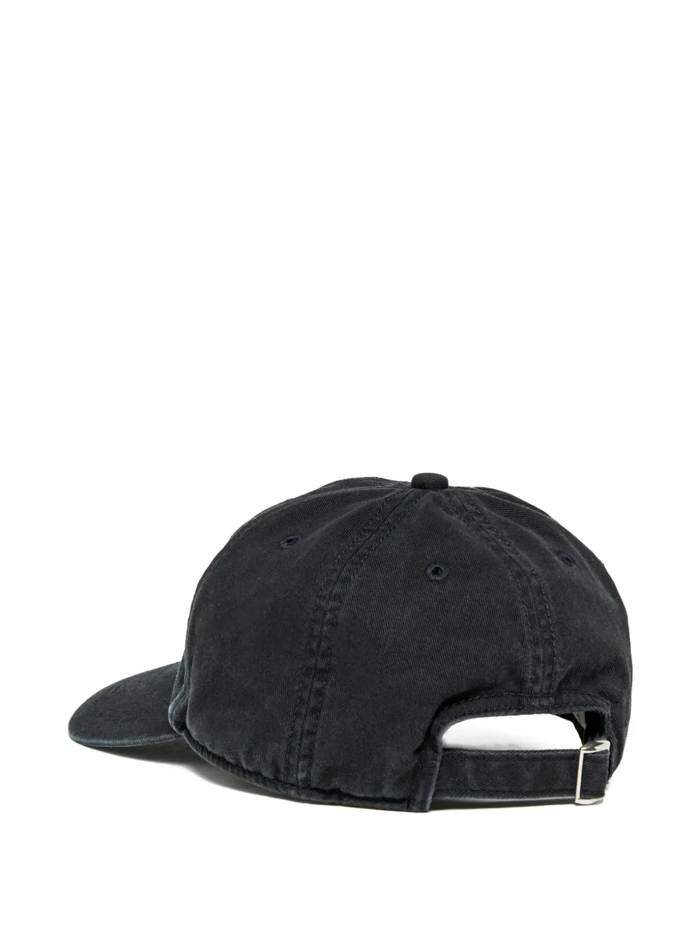 MM6 Maison Margiela Kids Numbers embroidered cotton cap - Zwart