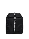 DSQUARED2 KIDS logo-print backpack - Black