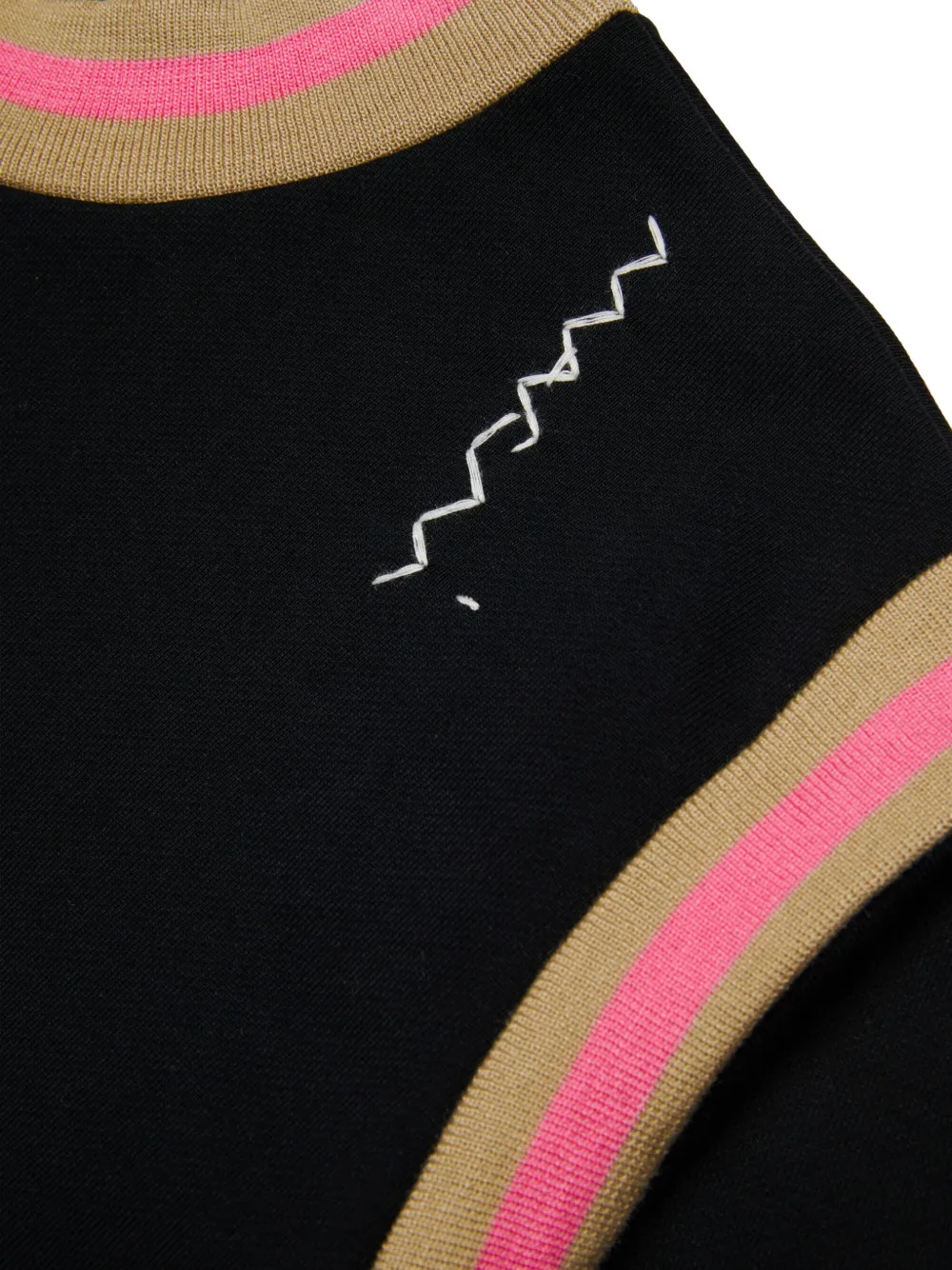 Marni Kids Sweater met geborduurd logo Zwart