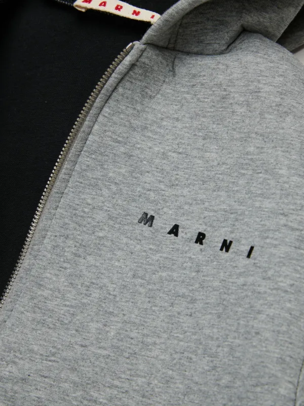 Marni Kids ジップアップ パーカー | グレー | FARFETCH JP