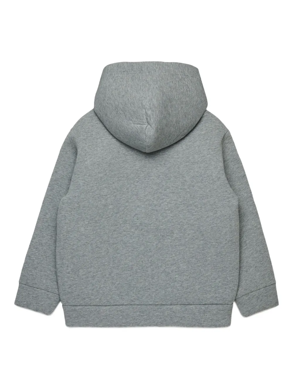 Marni Kids Hoodie met logoprint en rits Grijs