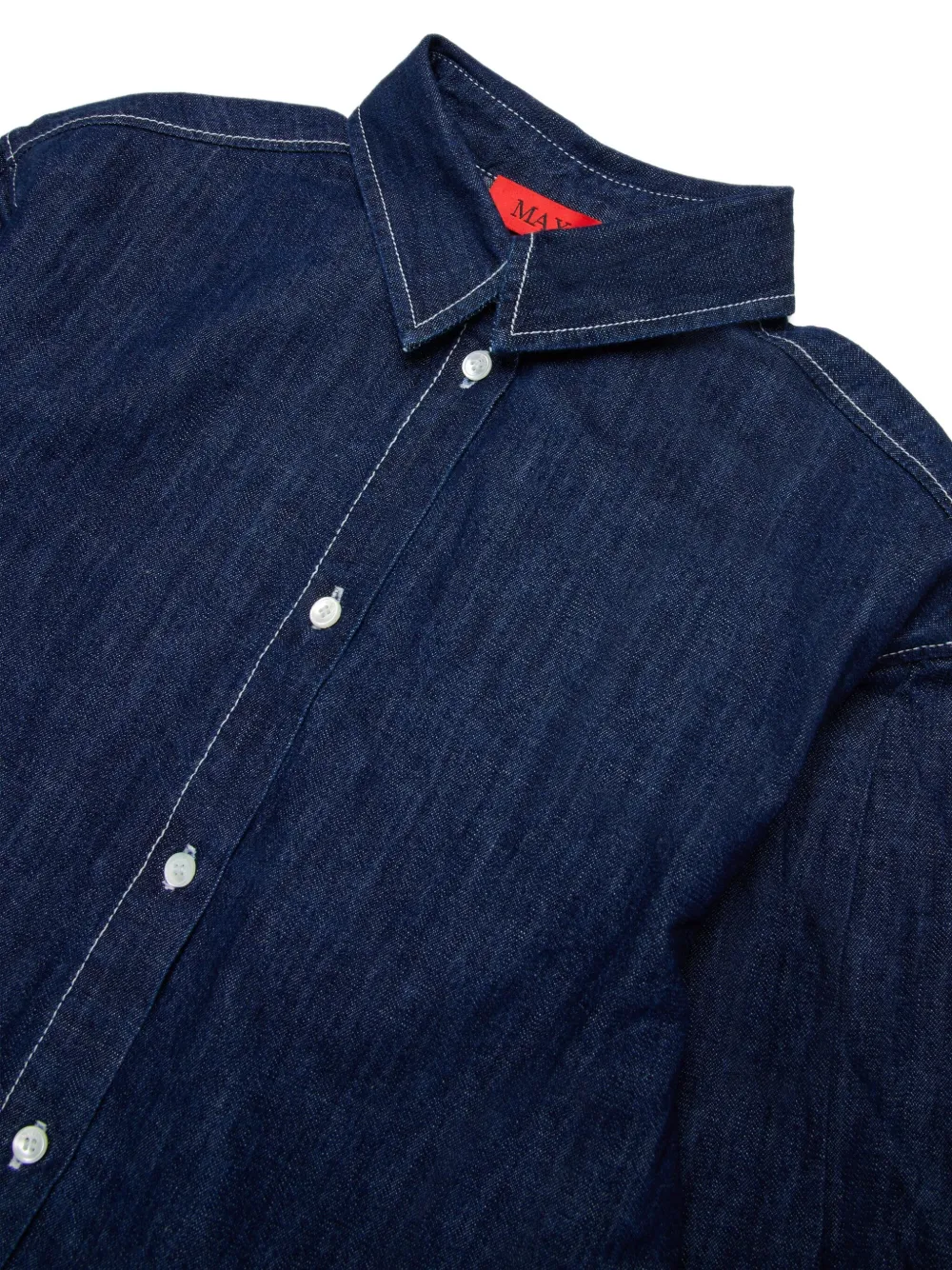 MAX&Co. Kids Katoenen spijkershirt Blauw