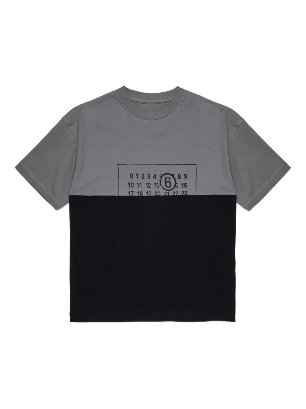 MM6 Maison Margiela Kids T-shirt met logoprint Grijs