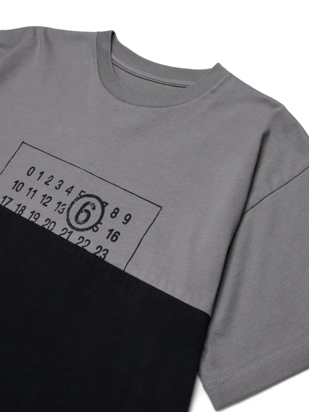 MM6 Maison Margiela Kids T-shirt met logoprint Grijs