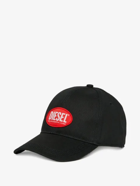 Diesel Kids logo-appliqué cap