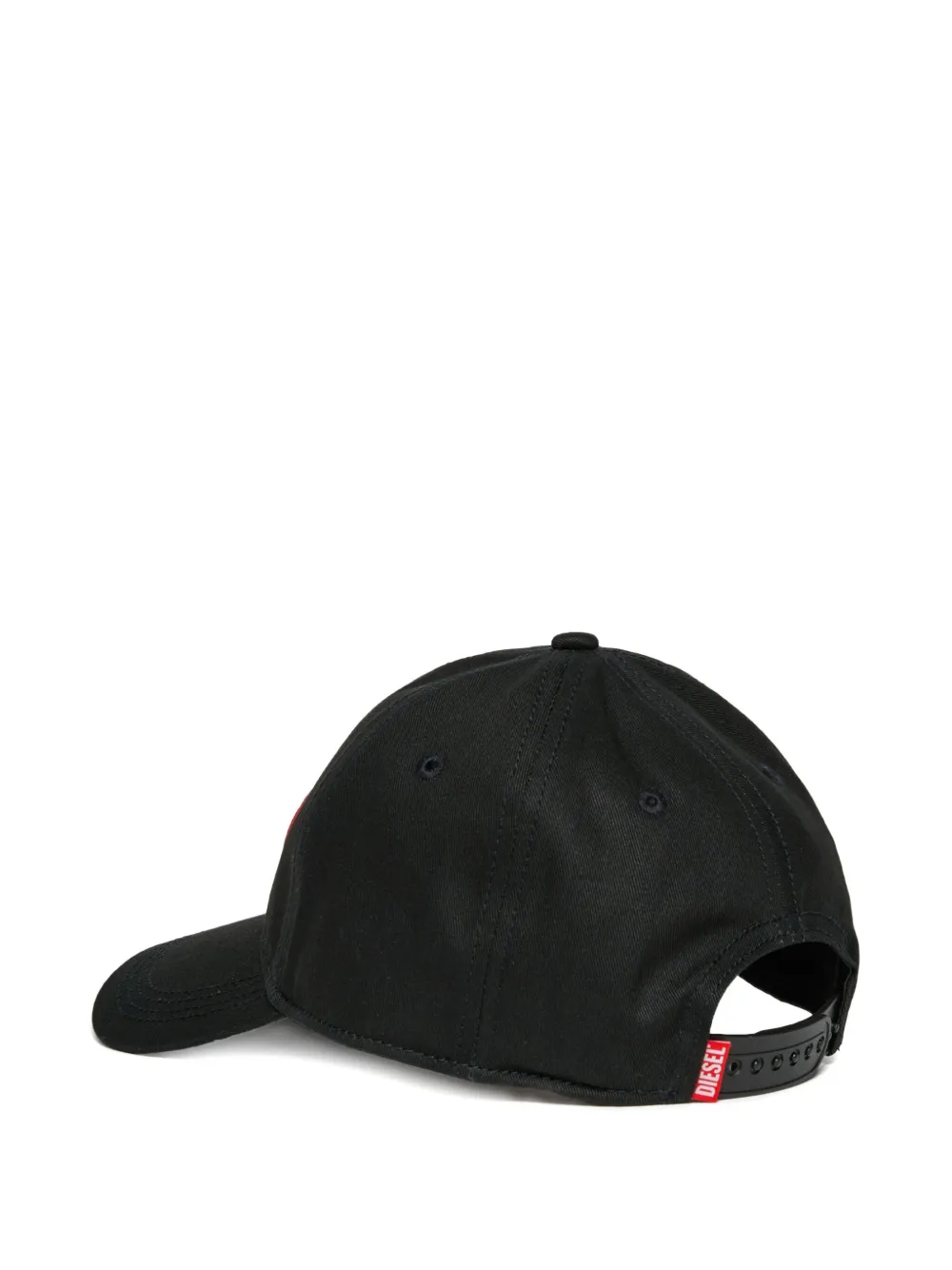 Diesel Kids Pet met logopatch Zwart