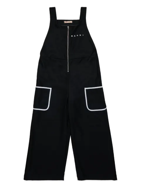 Marni Kids logo-embroidered jumpsuit 
