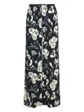 Marimekko floral-print palazzo pants - Black