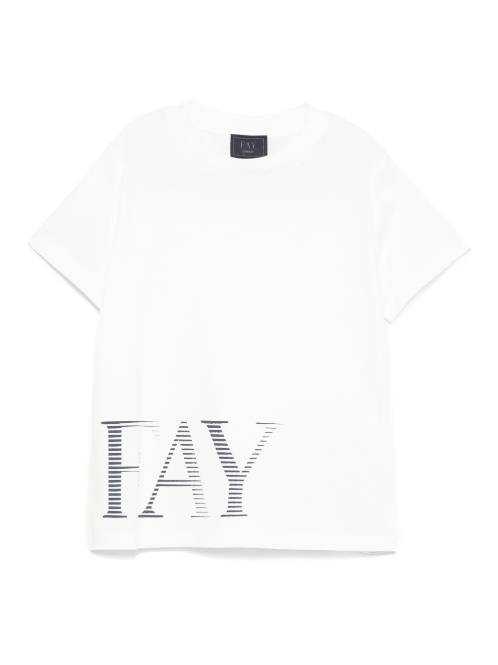 Fay Kids Katoenen T-shirt Wit