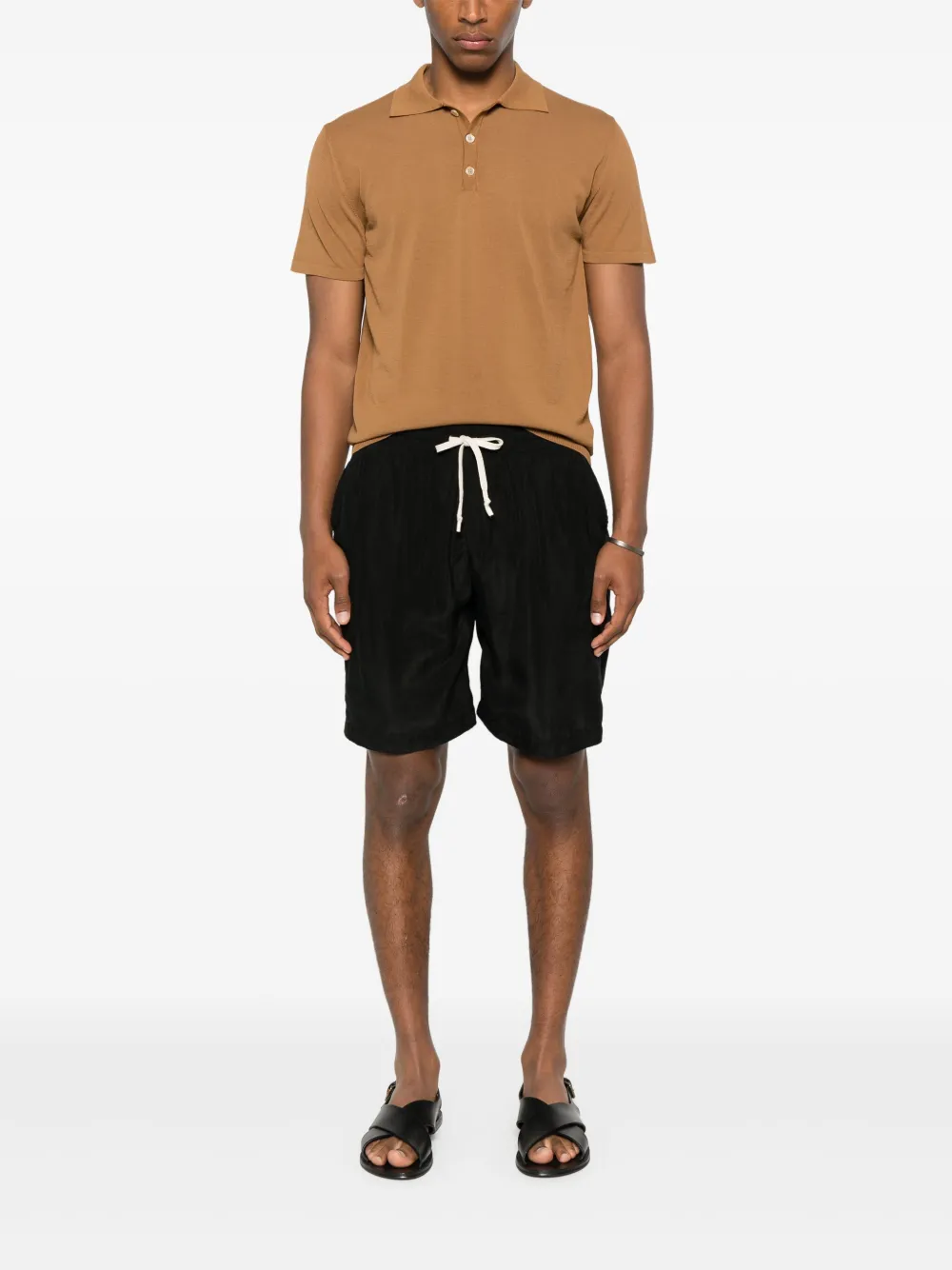 Daniele Fiesoli Katoenen poloshirt - Bruin