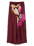 Pierre-Louis Mascia floral-print trousers - Red