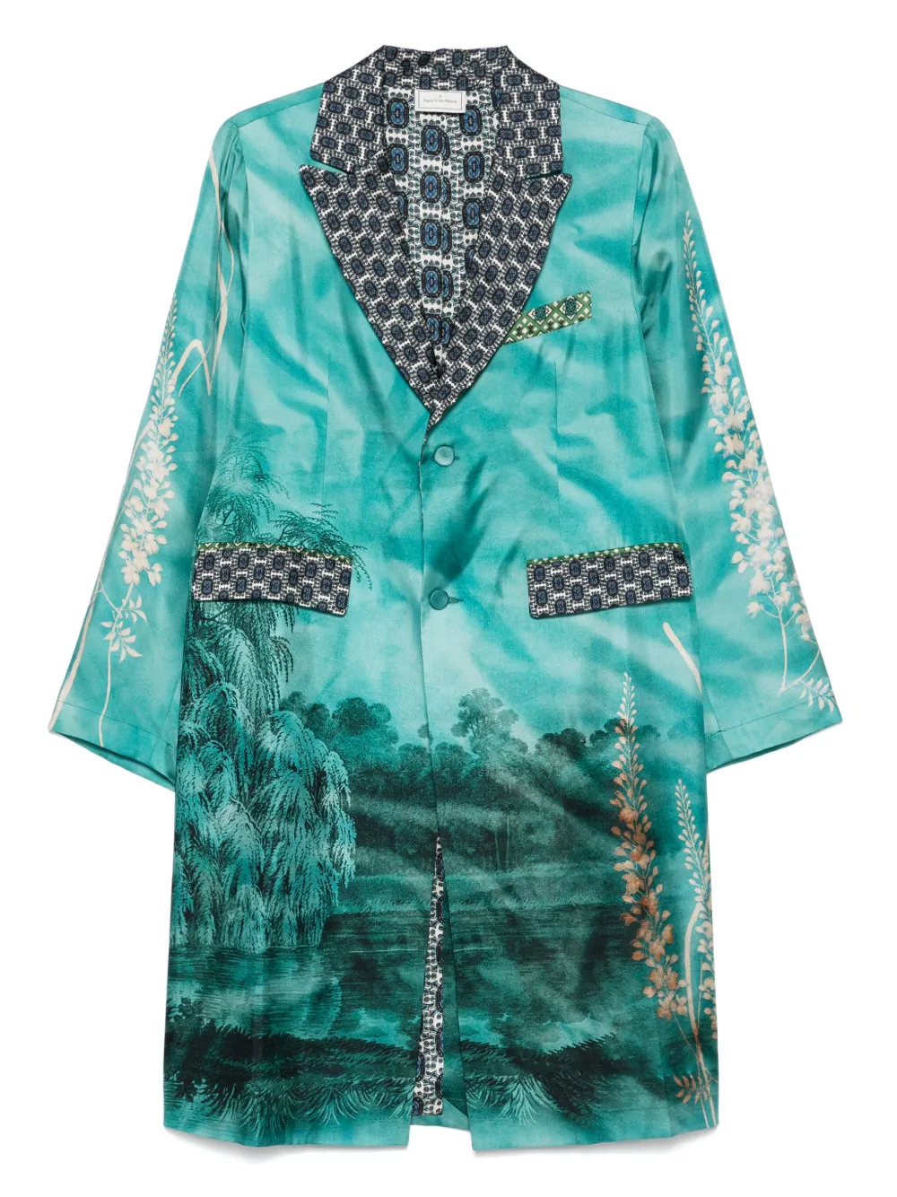 Pierre-Louis Mascia silk coat