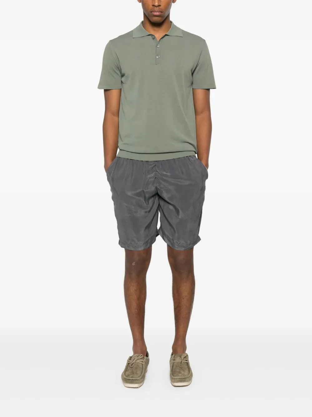 Daniele Fiesoli Katoenen poloshirt - Groen