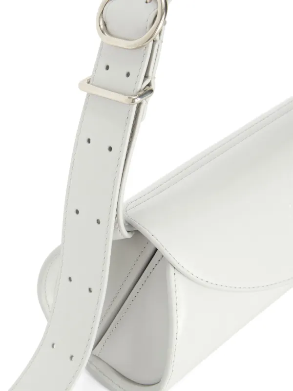 Jil Sander Small Cannolo Shoulder Bag | Grey | FARFETCH