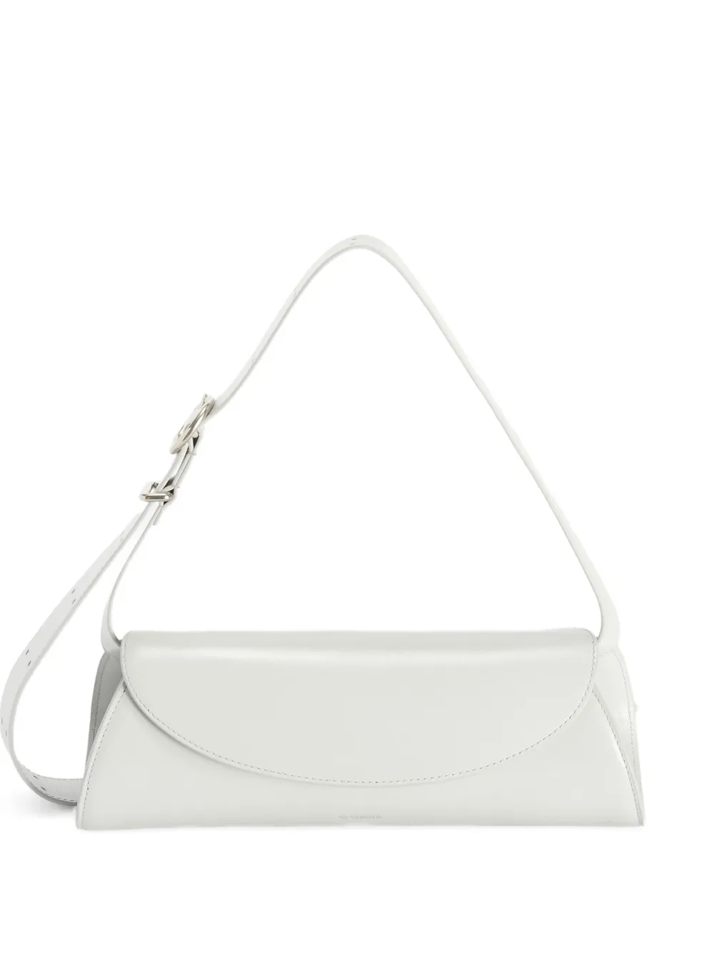 Jil Sander small Cannolo leather shoulder bag Grijs