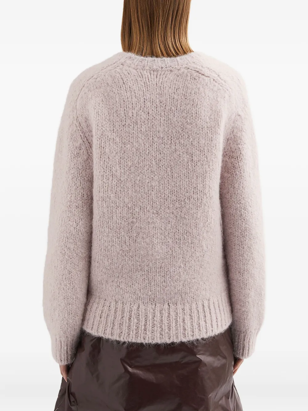 Jil Sander Geborstelde trui Roze