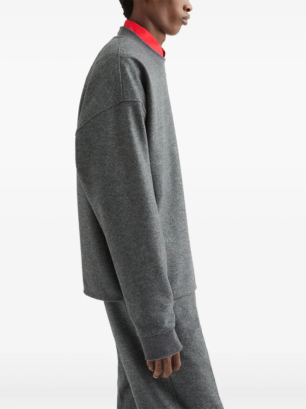 Jil Sander Wollen trui Grijs