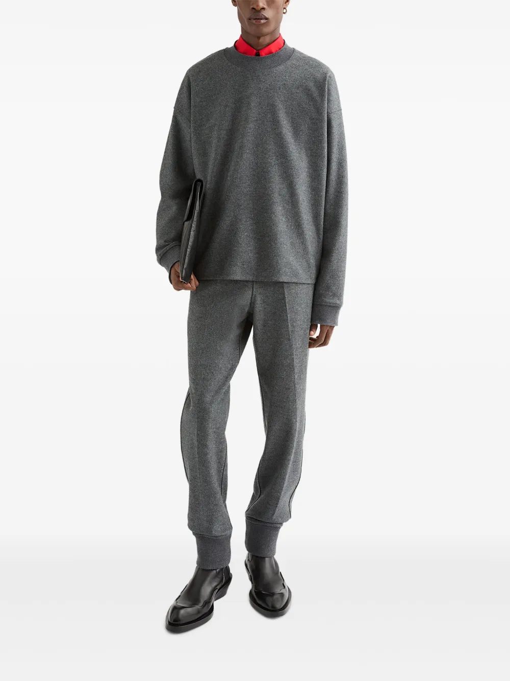 Jil Sander Wollen trui Grijs