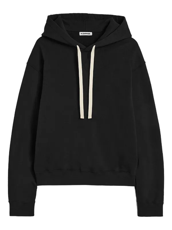 Jil Sander コットンテリーパーカー | ブラック | FARFETCH JP