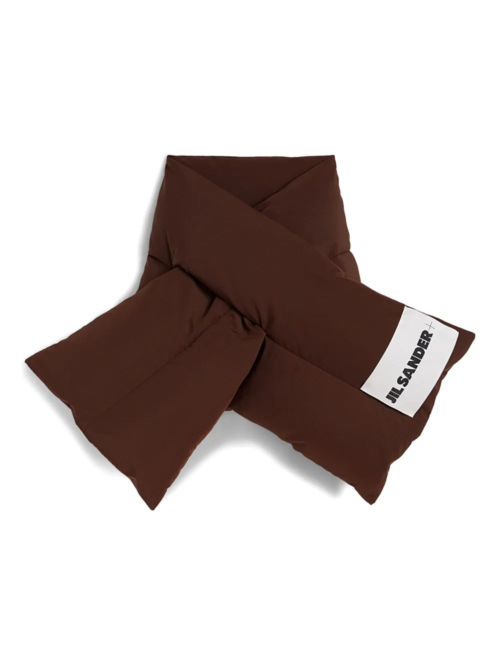 JIL SANDER+ Gewatteerde sjaal Bruin