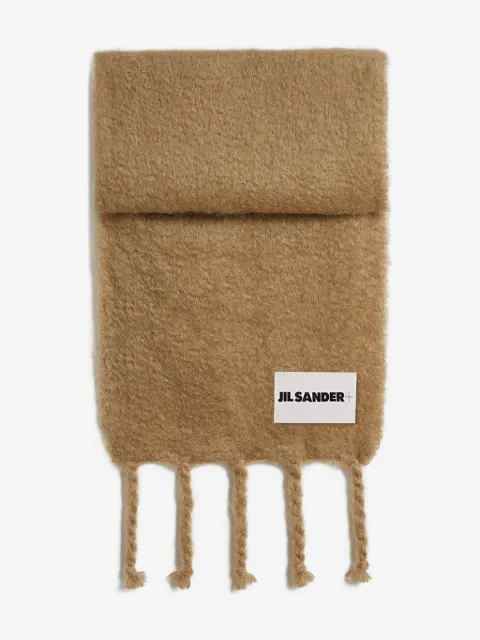 JIL SANDER+ mohair-blend scarf