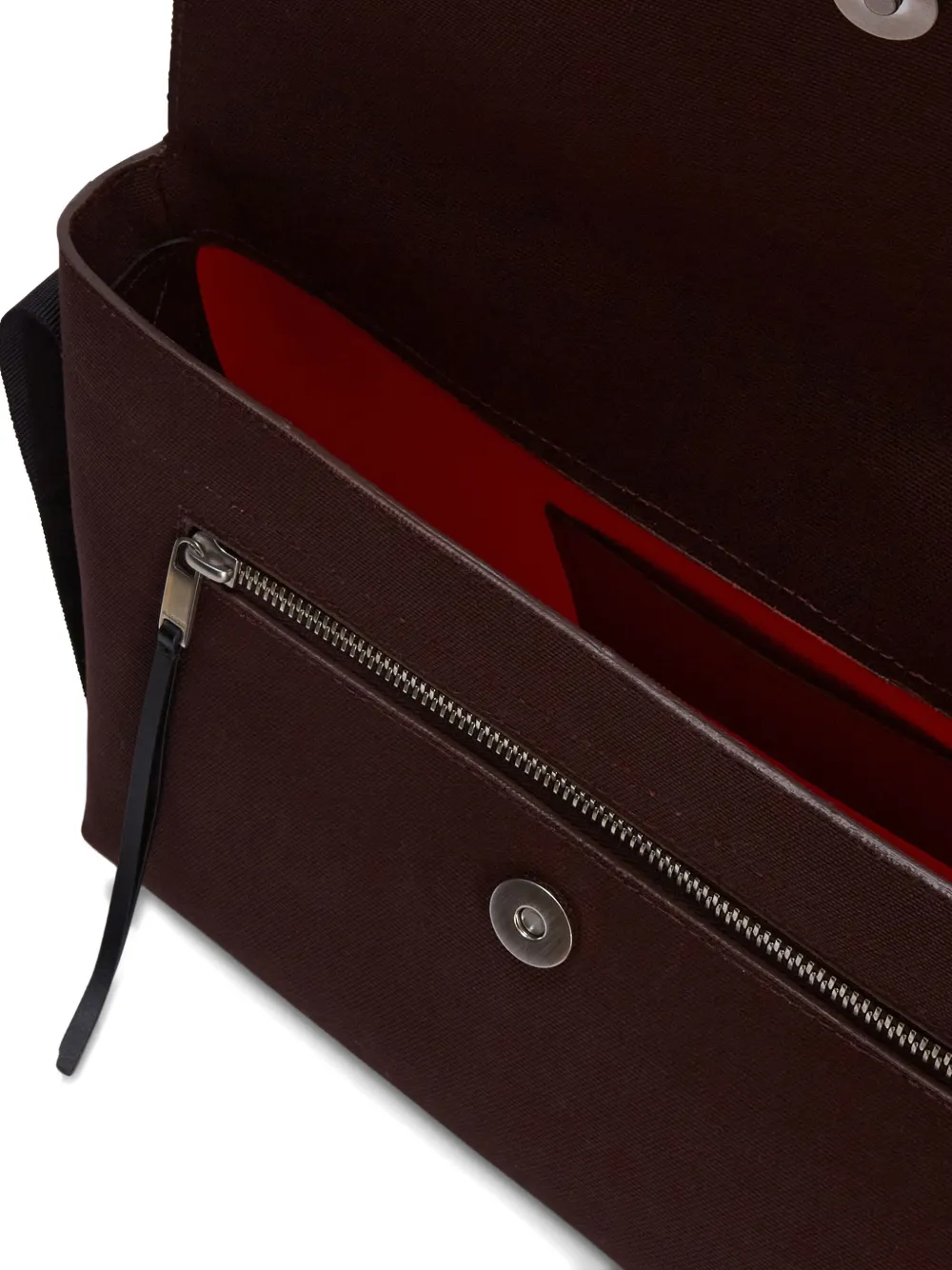 Jil Sander Medium Utility messengertas Rood