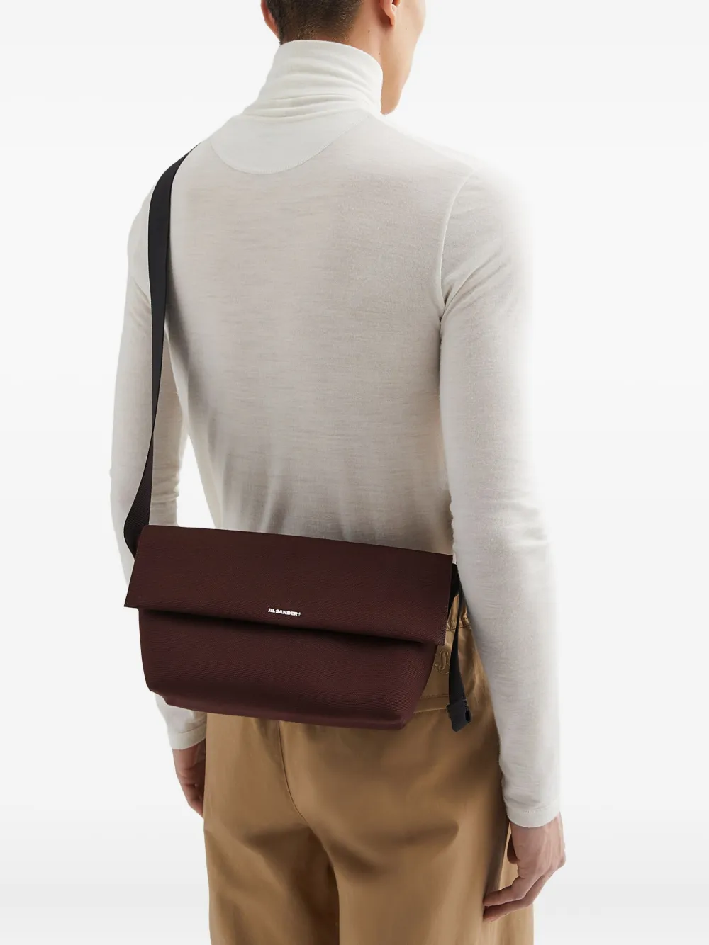 Jil Sander Medium Utility messengertas - Rood
