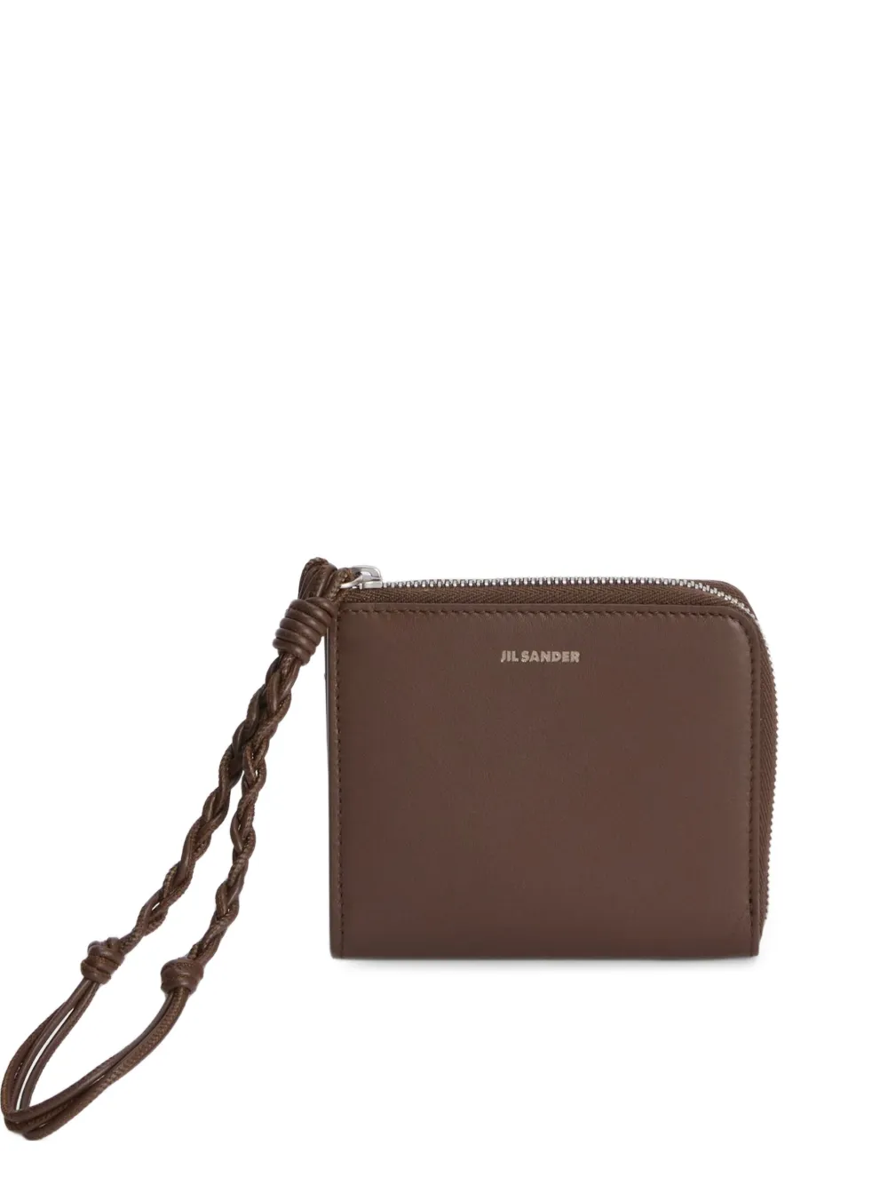 Jil Sander  Tangle zipped knotted wallet | Brown | Image 1