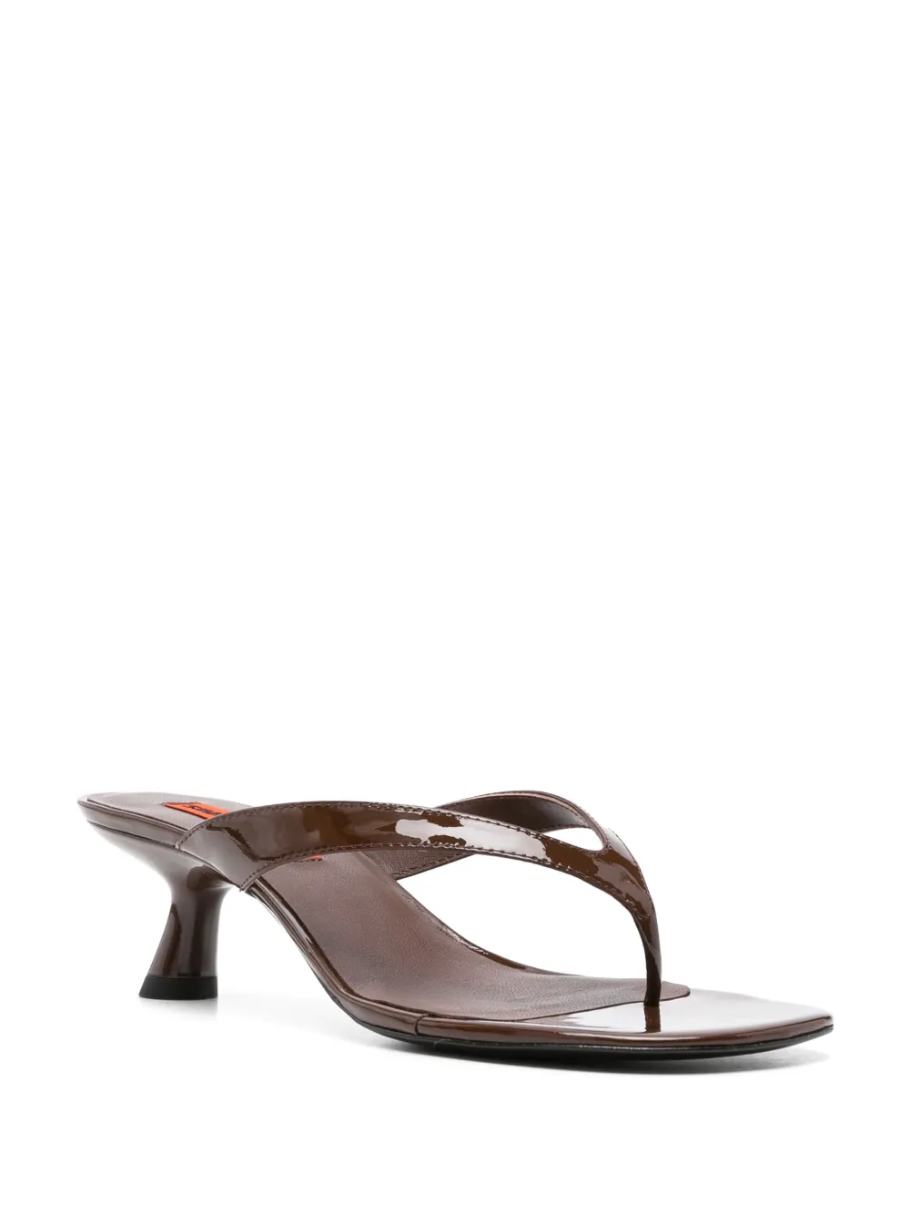 Simon Miller 57 mm Beep Thong sandalen Bruin