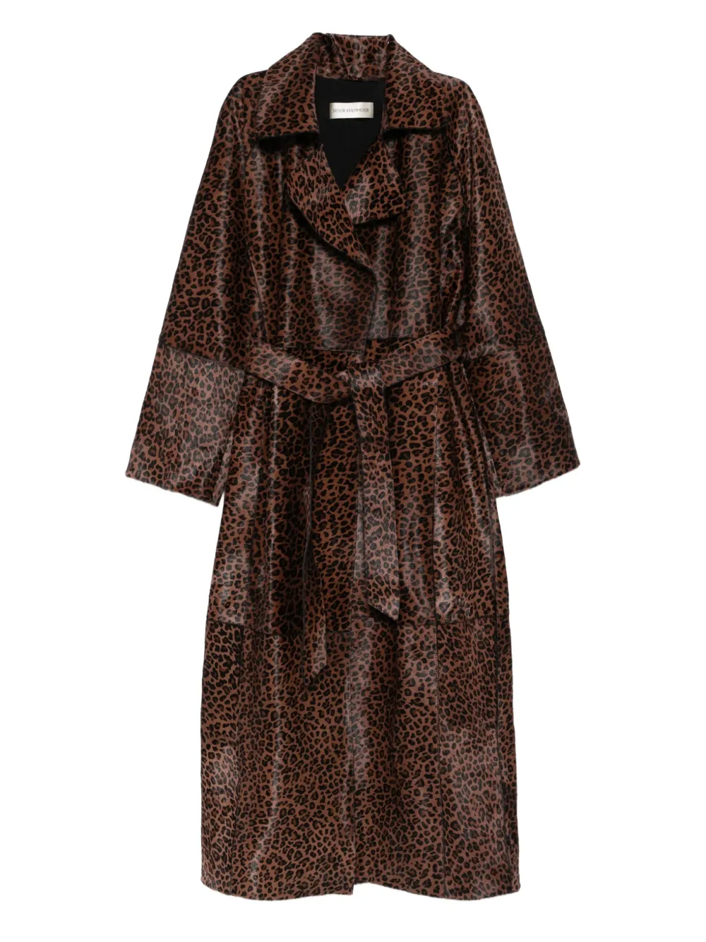 Nour Hammour Althea belted coat | Brown | Image 1