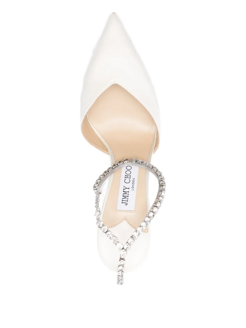 Jimmy Choo 100mm Saeda heeled pumps Wit