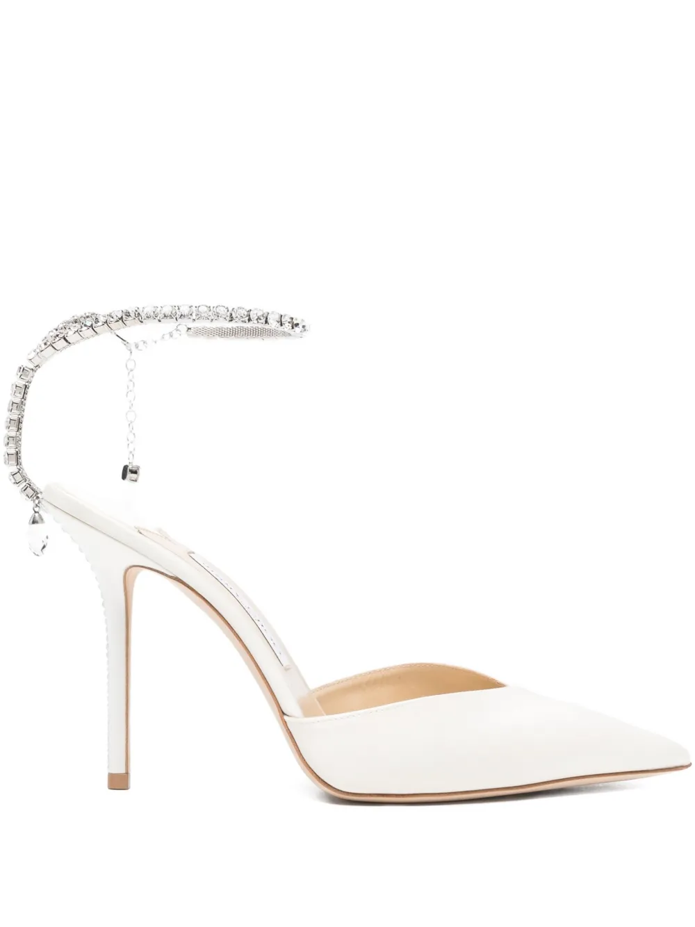 Jimmy Choo 100mm Saeda heeled pumps Wit