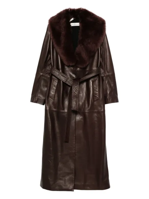 Nour Hammour Dakota belted coat
