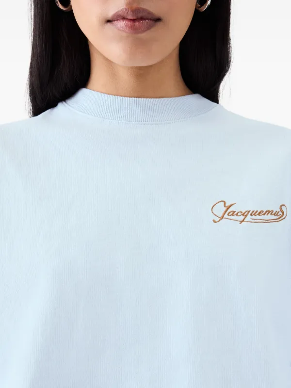 Jacquemus Cropped T-shirt | Blue | FARFETCH