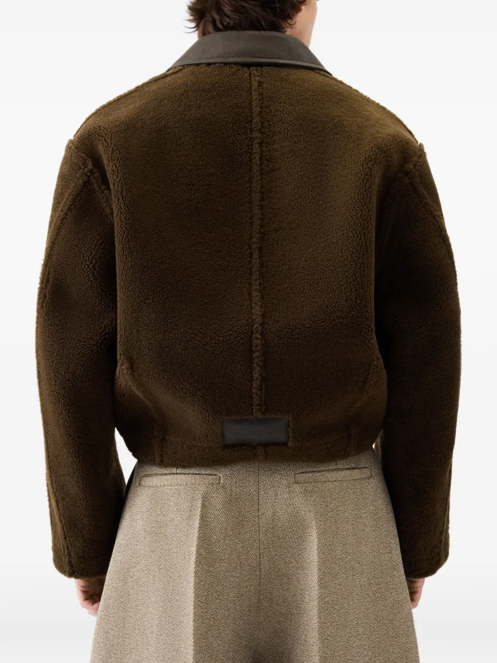 Jacquemus The Pelu shearling jacket Bruin