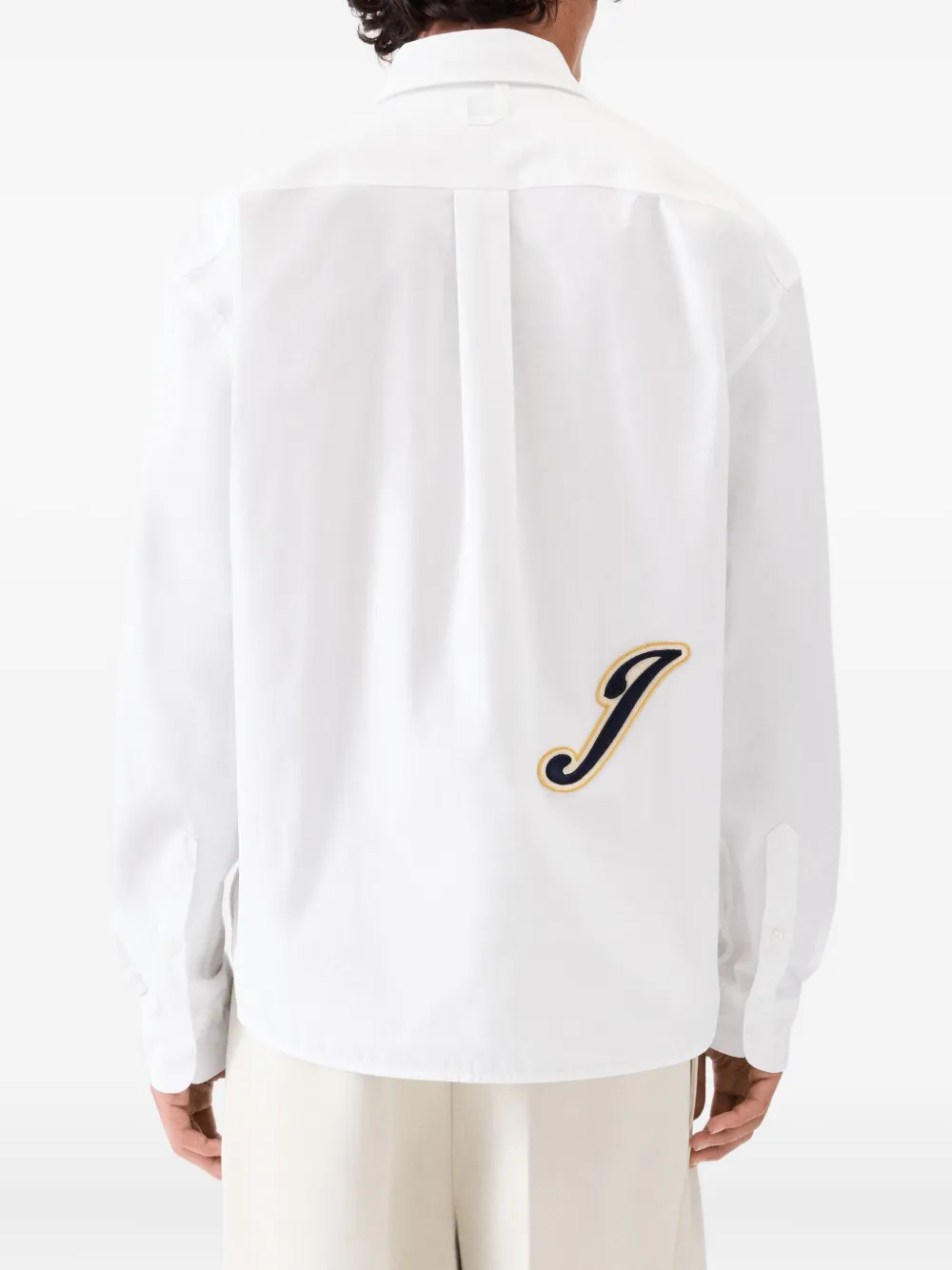 Jacquemus Overhemd met logopatch Wit